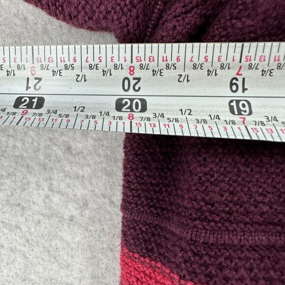 Chicos Cardigan Sweater Womens‎ 1 (MEDIUM) Long Sleeve Striped Pink Open Front - Picture 15 of 16